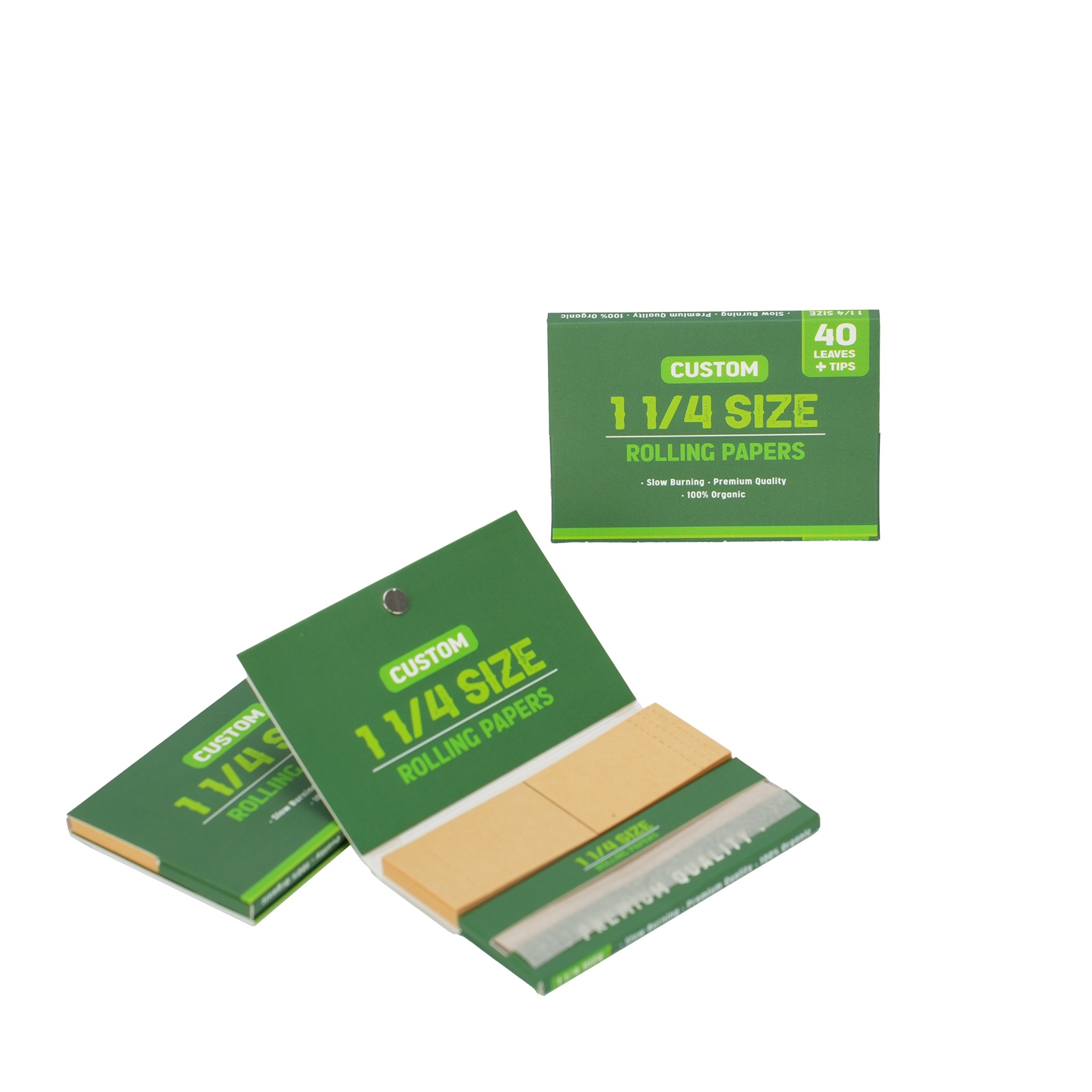 1 & 1/4 Size Booklets with Filter Tips Stock Sample Pack