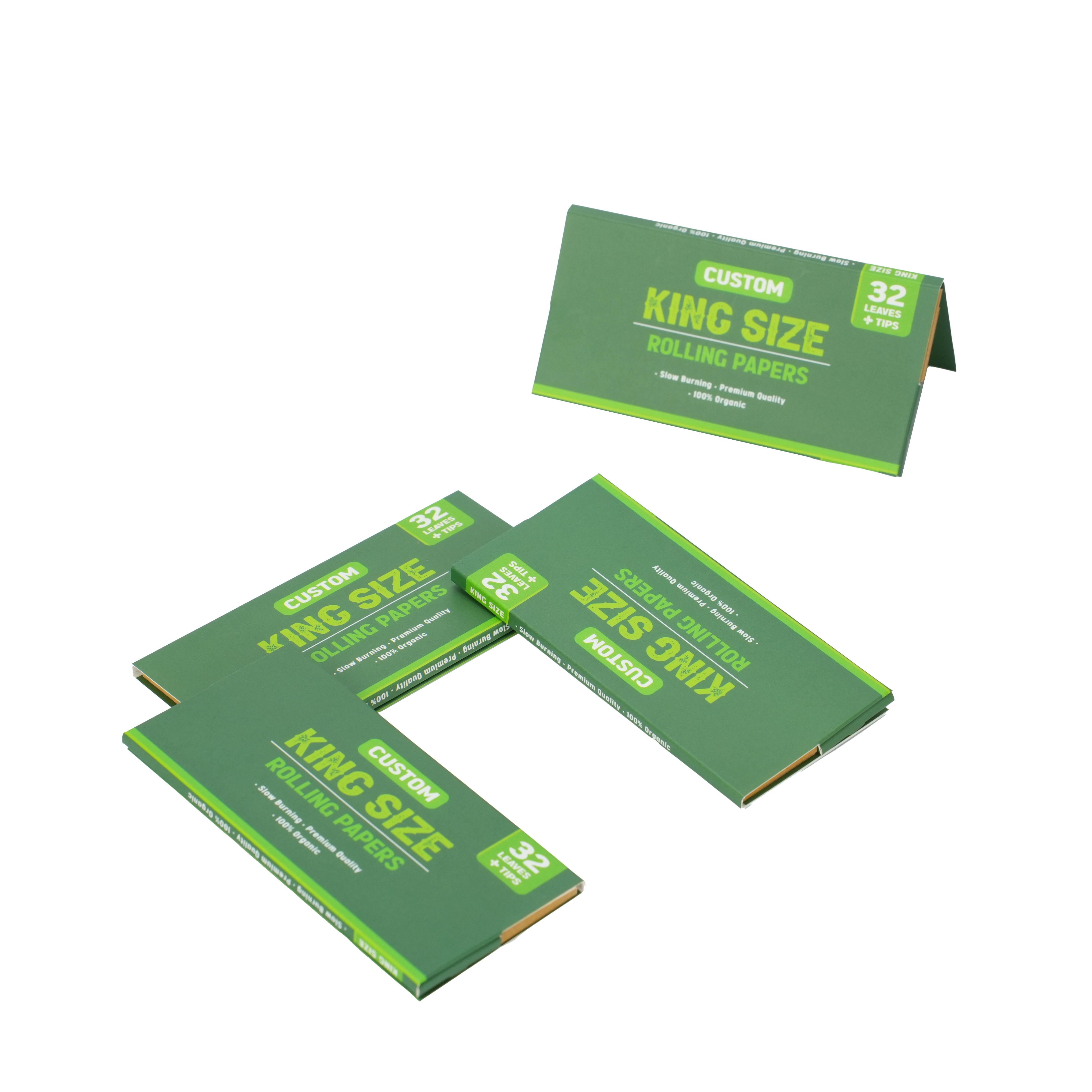 King Slim Size Booklets with Filter Tips in magnet packing Stock Sample Pack
