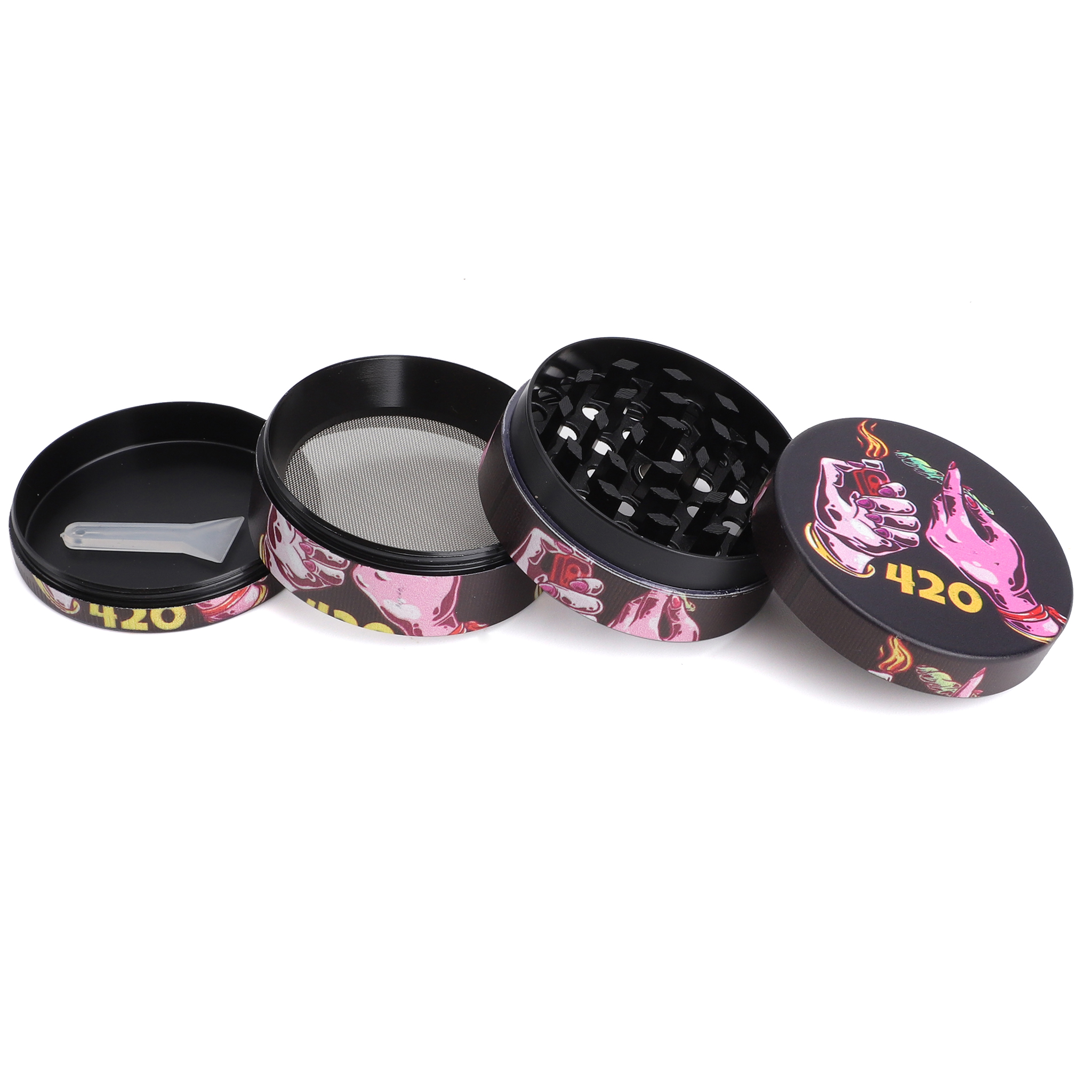 Custom 4 PC Metal Grinder With Free Shipping