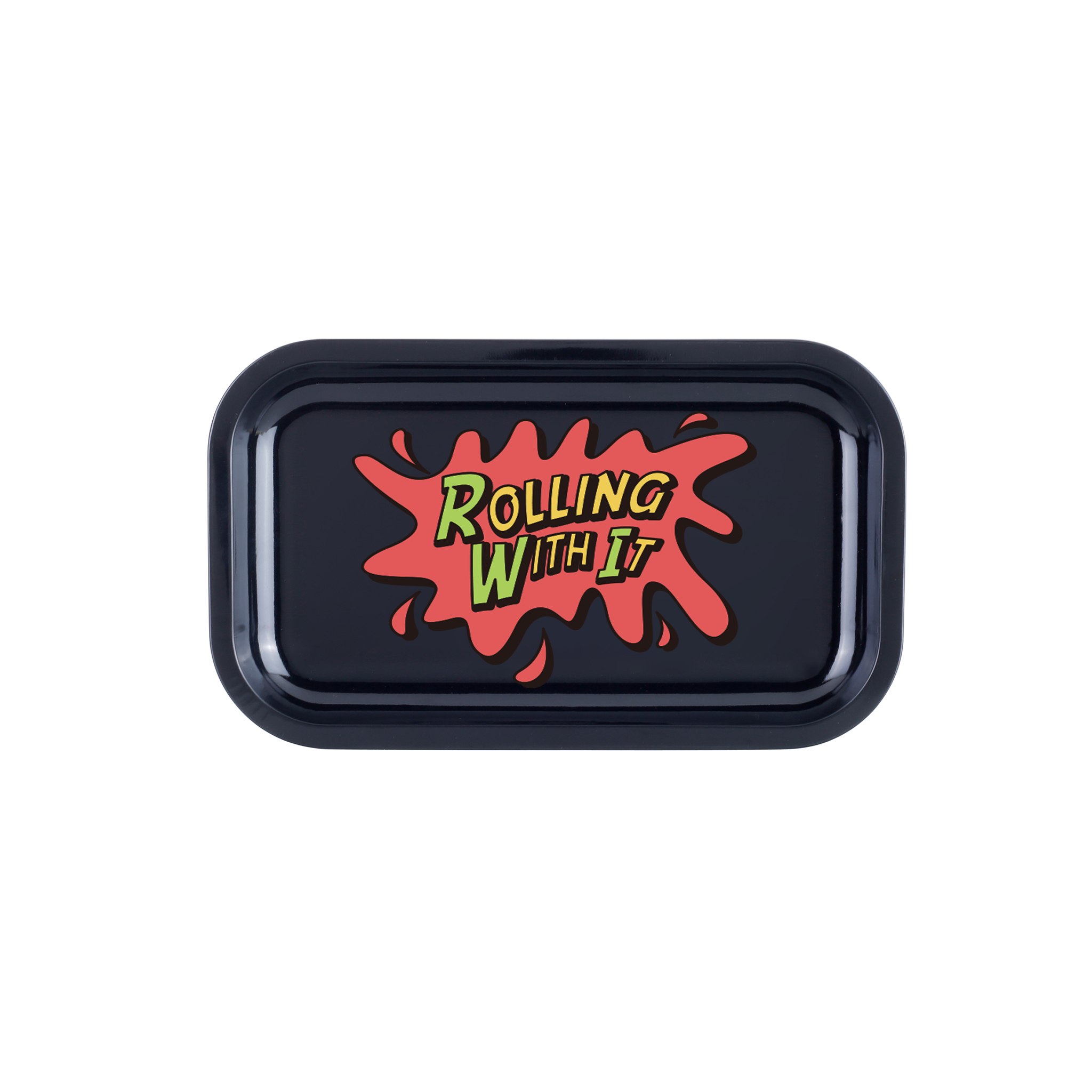 Custom Medium Size Rolling Tin Tray With Free Shipping