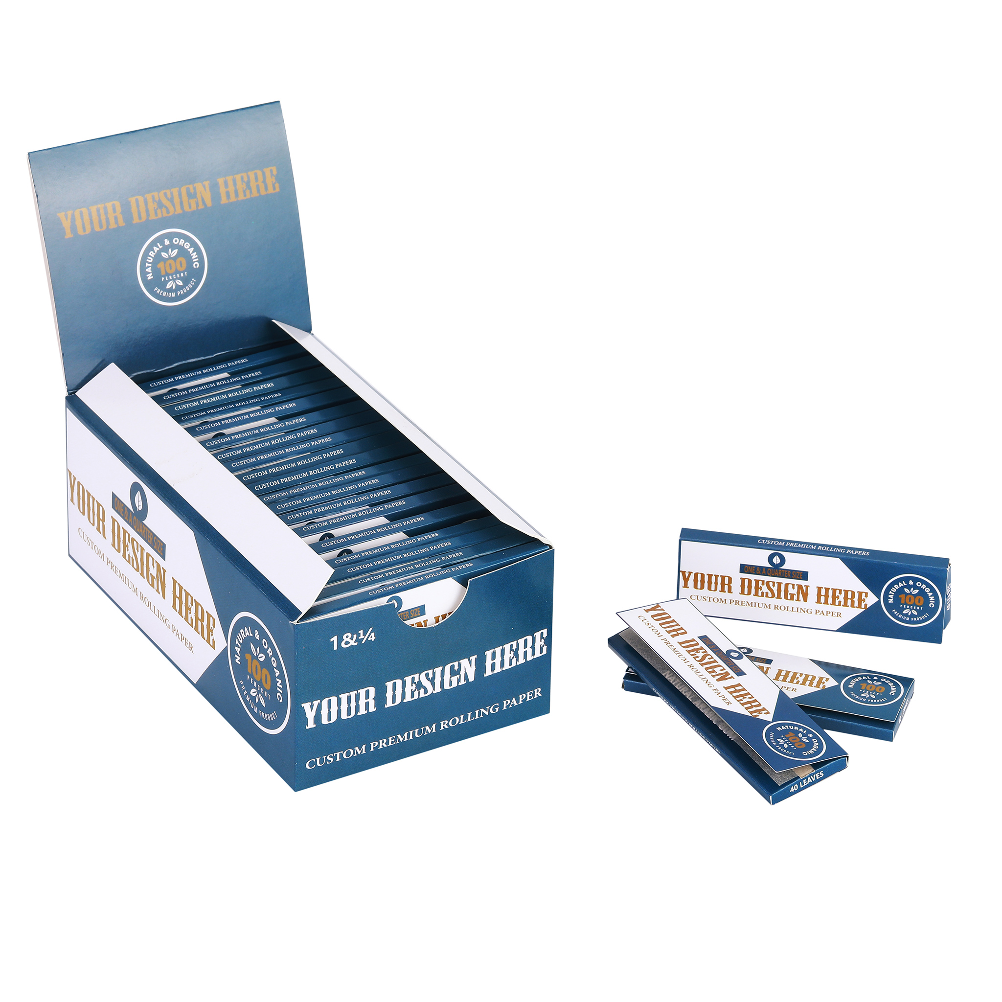 Personalized Rolling Papers With Your Own Design For Promotion Sales