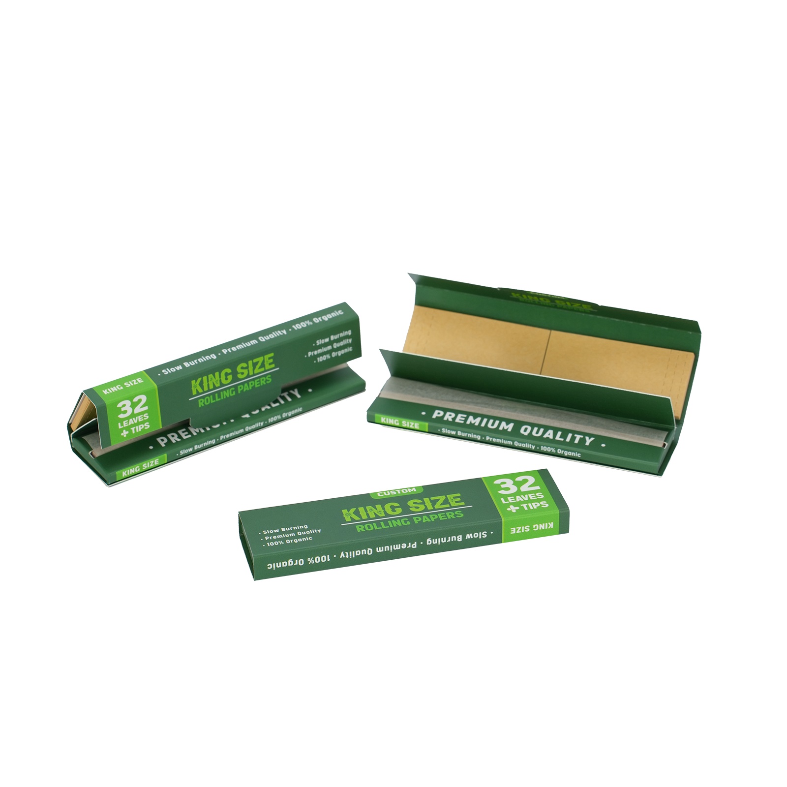 King Slim Size Booklets with Filter Tips Stock Sample Pack